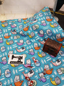 Cat Fish - cotton lycra - 150cm wide