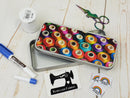Cotton Reels - Small Sewing Storage Tin - Bespoke