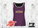 AWESOME Animal Print - PURPLE - Panels On Demand