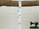100 Pack of M size labels - WHITE woven, sew in