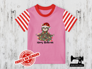 Merry Slothmas - LIGHT PINK - Panels On Demand