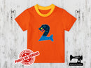 Number 2 Monster - ORANGE - Panels On Demand
