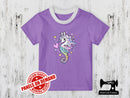Seahorse Unicorn - LIGHT PURPLE - Panels On Demand