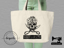 Sewciopath Skull - Tote Bag - Bespoke