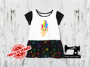 Troll Doll Rainbow Hair - WHITE - Panels On Demand