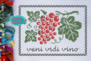 Veni Vidi Vino - Cross Stitch Pattern - Kitsch Stitch Studio