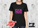F*ck Breast Cancer (Breast Cancer Awareness) - BLACK - Panels On Demand