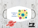 Caring is Not Sharing Face Mask Panel - WHITE - Panels On Demand