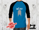 Grey Cat + Cat Butt (Two Panel Set) - TURQUOISE - Panels On Demand