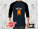 Orange Cat + Cat Butt (Two Panel Set) - NAVY BLUE - Panels On Demand