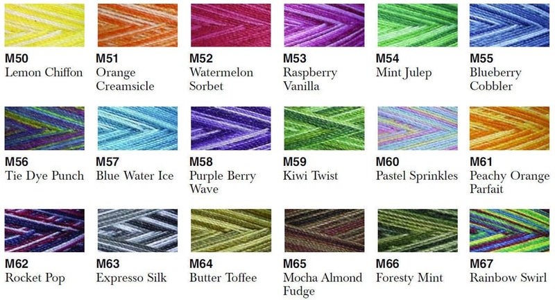 Maxi-Lock Swirls Thread - Tie Dye Punch