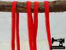 1M RED Picot Elastic (Approx 10mm wide)