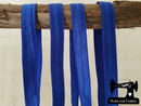 1M Mid Blue - Solid - 5/8" (16mm) - Fold Over Elastic (FOE)