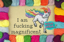 I Am F***ing Magnificent - Cross Stitch Pattern - Kitsch Stitch Studio