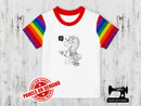 Unicorn Surfboard - COLOURING IN - WHITE - Panels On Demand