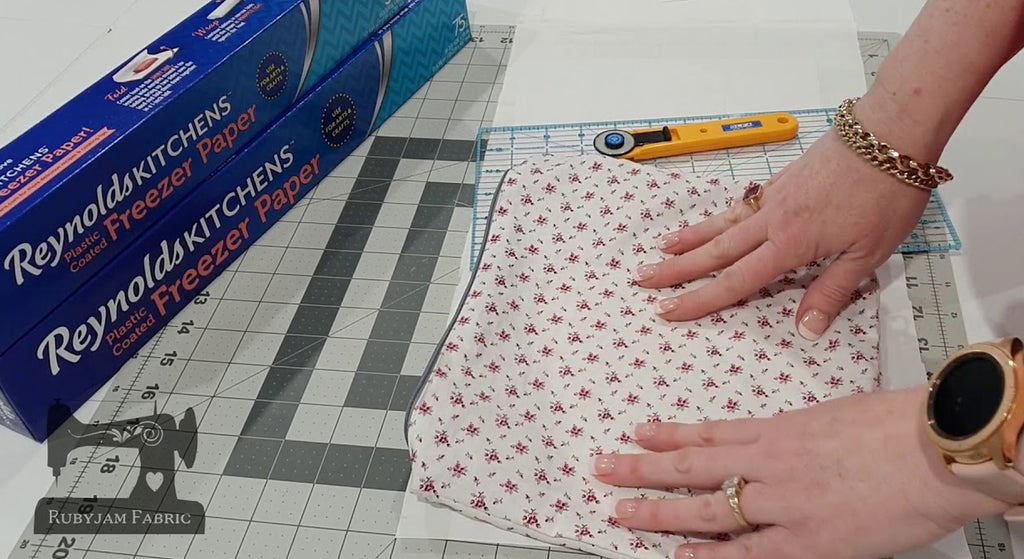 Printing on fabric using Freezer Paper – Rubyjam Fabric