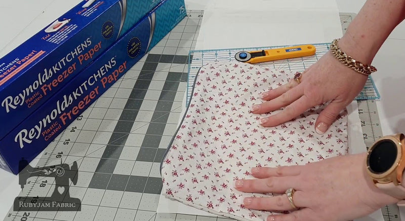 Printing on fabric using Freezer Paper