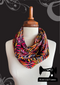 Autumn Leaves - cotton lycra - 150cm wide - clearance