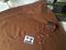 REMNANT - 79cm Brown - cotton lycra - clearance