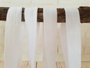 REMNANT - 1.35M White - Solid - 1" (25mm) - Fold Over Elastic (FOE) - clearance