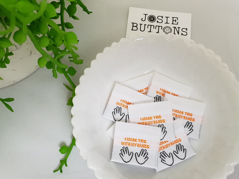 I Made This With My Hands - Labels by Josie Buttons