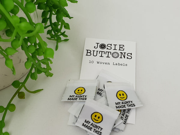 My Aunty Made This - Labels by Josie Buttons