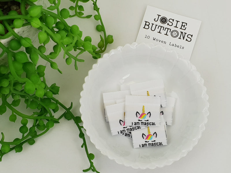 I am Magical - Unicorn - Labels by Josie Buttons