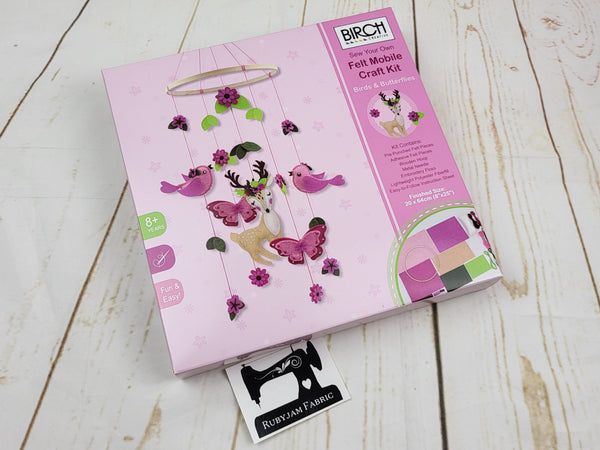 Birds & Butterflies - Birch Sew Your Own Kit - clearance