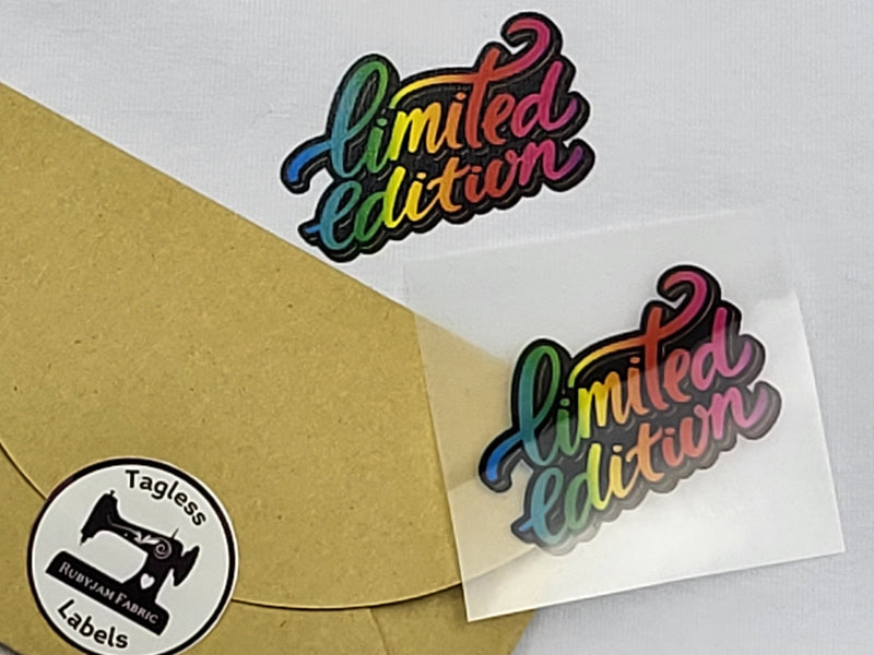 Limited Edition - Rainbow - Tagless Label Transfers