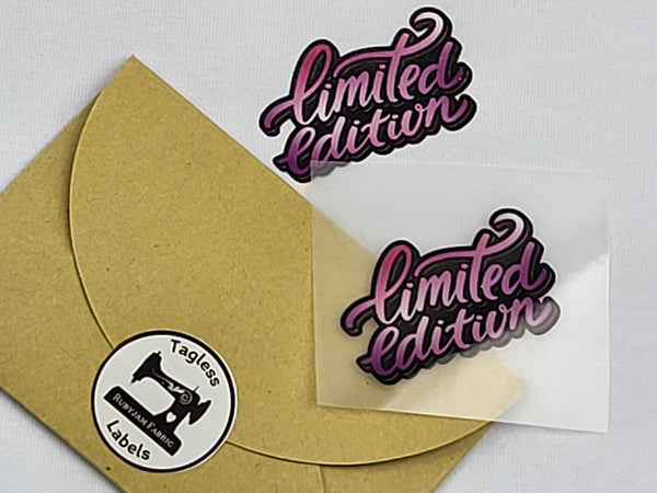 Limited Edition - Pink - Tagless Label Transfers
