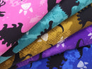 Dinosaurs - Blue - cotton lycra - 150cm wide