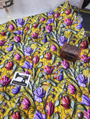 Ornamental Roses - cotton lycra - 150cm wide - clearance