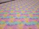 Glitter Tingle - cotton lycra - 150cm wide