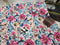Dusty Pink Roses - cotton lycra - 150cm wide