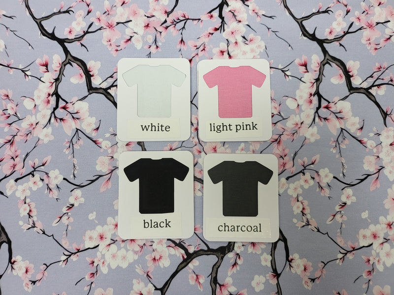 Sakura Cherry Blossoms - cotton lycra - 150cm wide