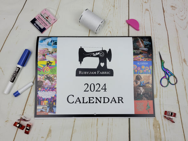 2024 Sewing Themed Wall Calendar - LIMITED EDITION