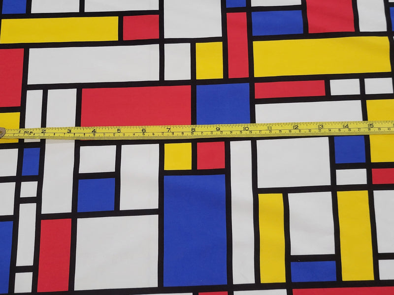 Mondrian - cotton lycra - 150cm wide