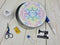 Rainbow Sewing Mandala - Sewing Storage Tin (Round) - Bespoke