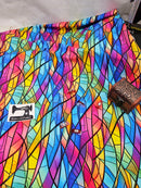 Stained Glass - cotton lycra - 150cm wide