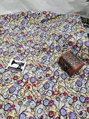 Stained Glass Jewels - cotton lycra - 150cm wide - clearance