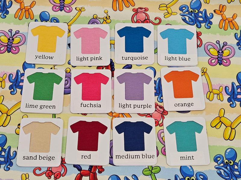 Balloon Animals - cotton lycra - 150cm wide