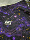 Faux Embroidered Night Sky - cotton lycra FRENCH TERRY - 150cm wide