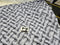 Faux Knitted Cable Knit Grey - cotton lycra FRENCH TERRY - 150cm wide