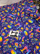 Rainbow Sewing - cotton lycra FRENCH TERRY - 150cm wide
