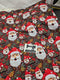 Faux Knitted Santa Christmas - cotton lycra - 150cm wide - clearance