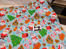 Kawaii Christmas - cotton lycra - 150cm wide - clearance