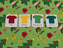 Christmas Elf Green - cotton lycra - 150cm wide - clearance