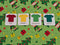 Christmas Elf Green - cotton lycra - 150cm wide - clearance