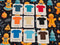 Christmas Gingerbread - cotton lycra - 150cm wide - clearance