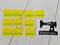 "Aussie Made" Green/Gold Clothing Labels - Pack of 10